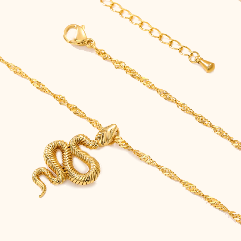 Snake Pendant Necklace