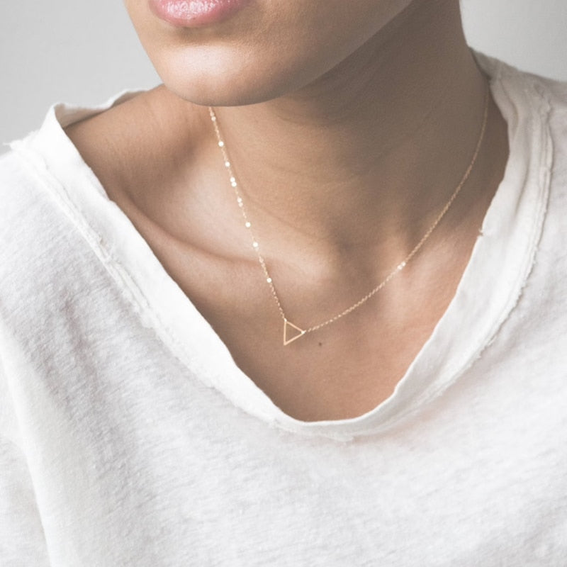 Triangle Charm Necklace