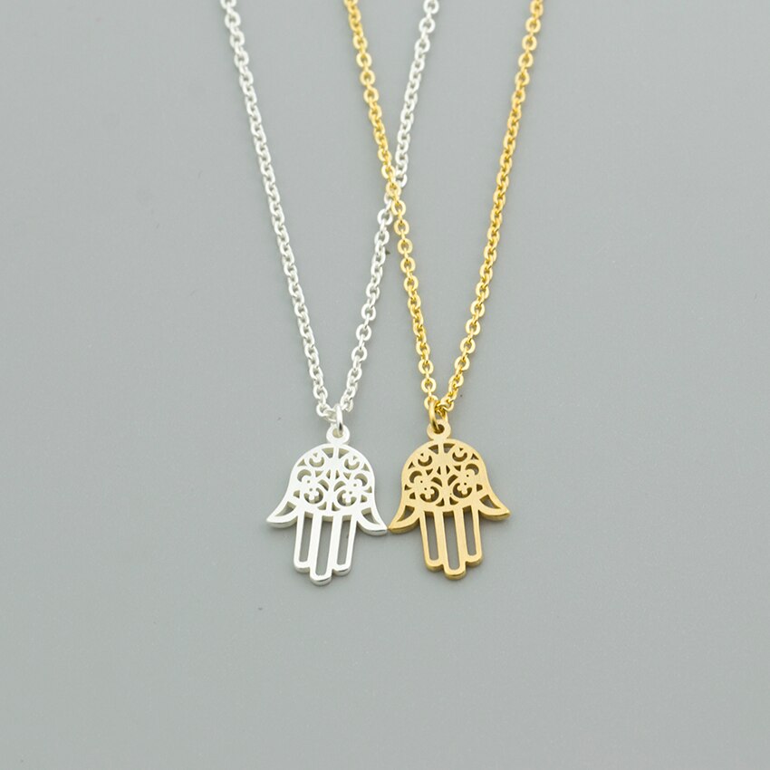 Hamsa Hand Pendant Necklace