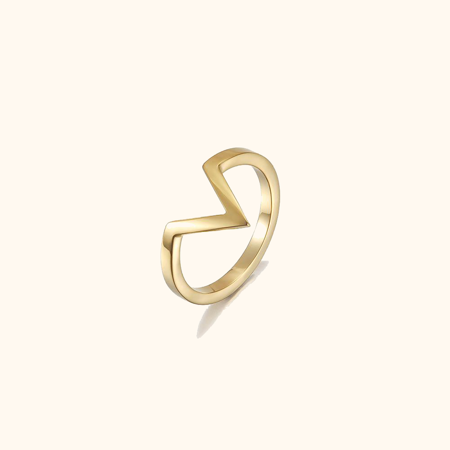 V-Shape Outline Ring