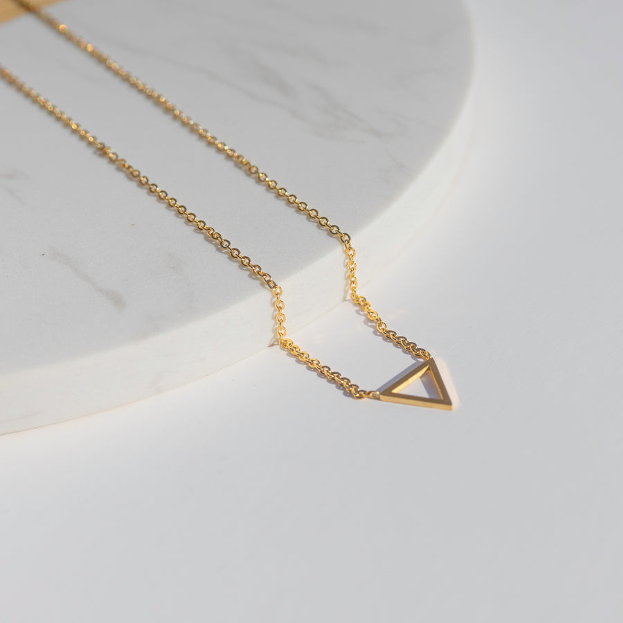 Triangle Charm Necklace